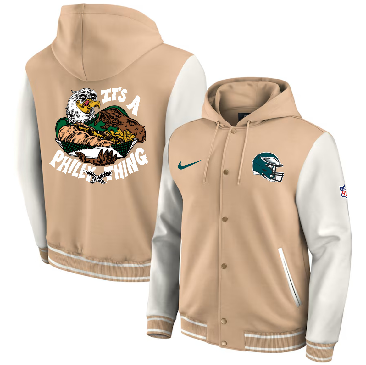Men 2025 NFL Philadelphia Eagles jacket syle 1